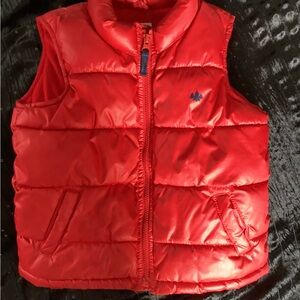 Kid’s Old Navy Red Puffer Vest 5T